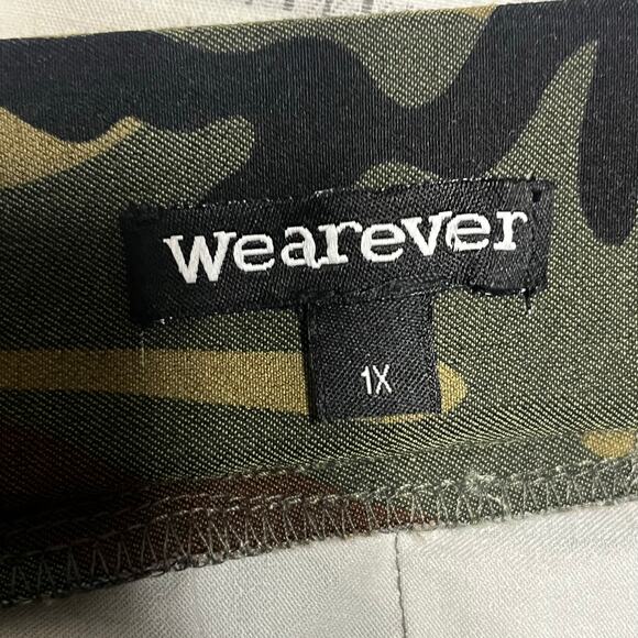 WEAREVER Mini Skirt Womens Camo Stretch Sz 1X - Picture 4 of 8